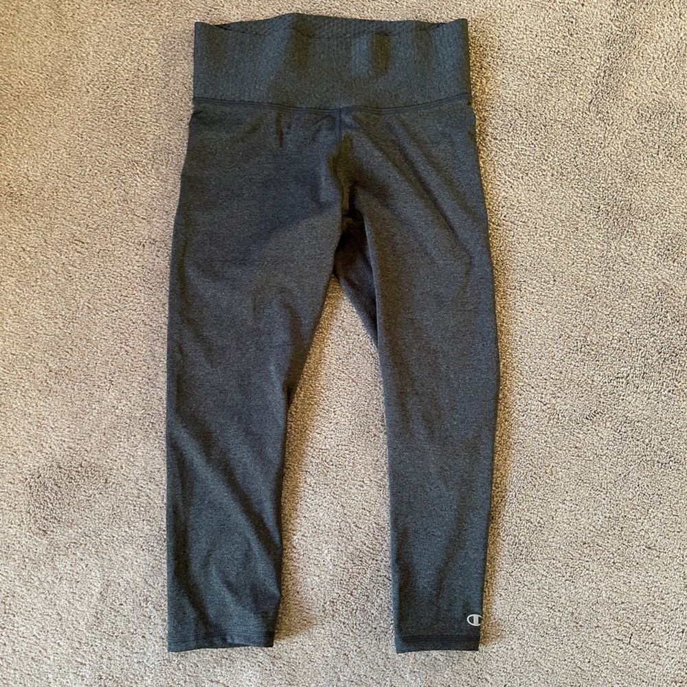 Champion gray cropped leggings size S